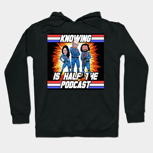 Season 4 Logo Hoodie by Knowing is Half the Podcast